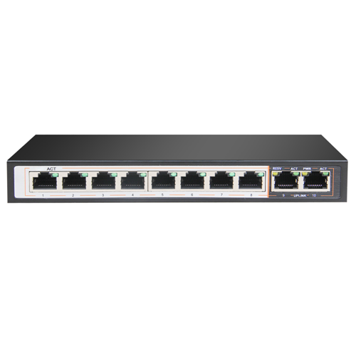 10 Port Gigabit AI PoE switch